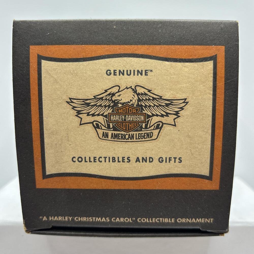 2000 Harley Davidson Ball Glass "A Harley Christmas Carol" Ornament - Picture 2 of 6